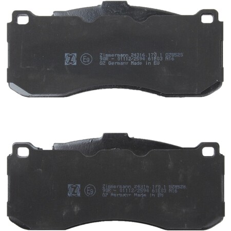 Zimmermann Brake Pad Set, 243161701 243161701